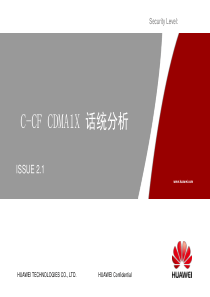C-CF CDMA1X 话统分析-20070709-A-2.1