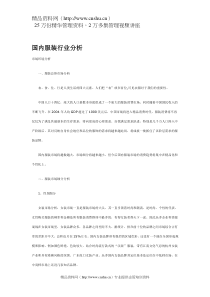 国内服装行业分析(DOC7)