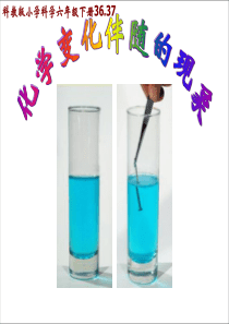 六下二6化学变化伴随的现象