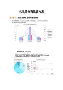 化妆品电商运营方案
