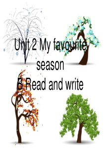 新版人教版小学英语五年级下册Unit2-第6课时-B-Read-and-write