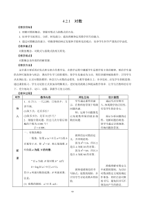 对数-教学设计