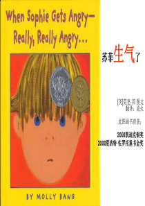48苏菲生气了x幼儿园绘本课程教学课件ppt