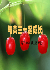 主题班会与高三一起成长ppt高三冲刺高考篇主题班会课件PPT