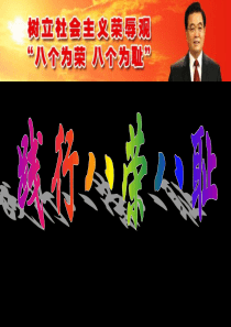 主题班会课件八荣八耻1国家学校班集体篇主题班会课件PPT