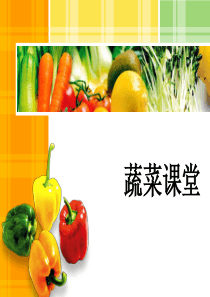 认识生活中的蔬菜