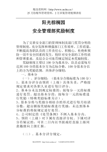 XX安全管理部保安人员奖励制度（DOC 19页）
