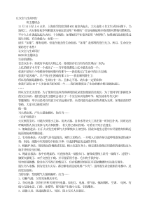 让安全与生命同行安全教育PPT课件及教案主题班会