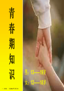 青春期知识主题班会早恋教育主题班会课件PPT