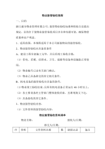 XX物业管理有限公司物业接管验收规程（DOC 18页）