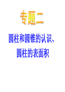 六年级下册数学课件-小升初-应用题归类讲解及练习(四)(圆柱和圆锥的认识、圆柱的表面积)----全国