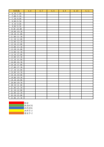 34枚金币时间管理法表格