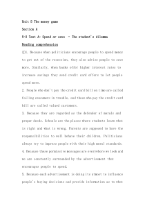 新视野大学英语(第三版)读写2-答案-Unit5-The-money-game