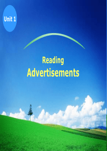 M4U1-reading-公开课Advertising