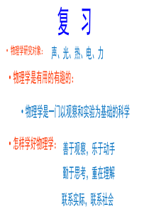 长度和时间的测量(一)