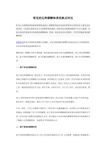 常见的五种薪酬体系优缺点对比