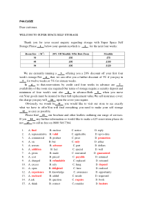 剑桥商务英语中级-p44-完形填空-解析版
