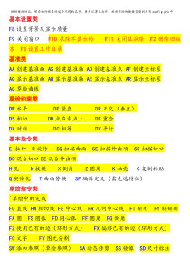 creo2.0-ProE5.0配置文件和快捷键详解