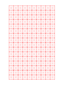 米字格空白字帖用纸