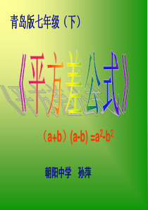平方差公式说课课件PPT-2