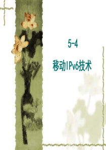 第6章+-移动IPv6技术