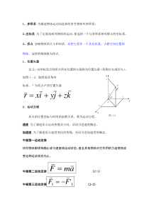 大学基本物理概念
