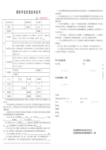 湖北省高校毕业生就业协议书