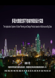 多源大数据支撑下的城市规划设计实践应用体系（PDF66页）