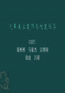 汽车美容装饰与改装服务1