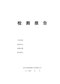 高强螺栓检测报告