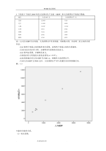 回归分析练习试题和参考答案解析