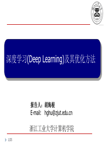 深度学习及其优化方法资料