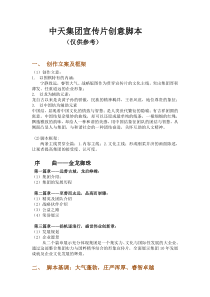中天集团企业形象宣传片脚本文案