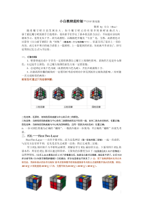 魔方进阶公式