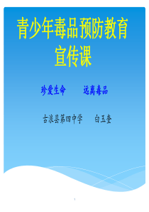 青少年毒品预防教育课件