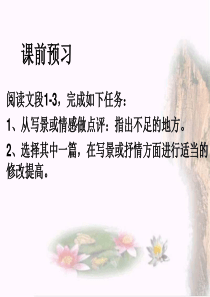 以情驭景-以景传情——向名家学习写景抒情ppt(微课)