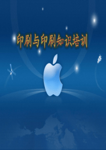 印刷与印刷知识培训（PDF41页）