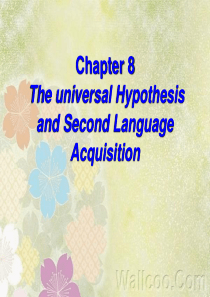 Universal-Hypothesis-SLA