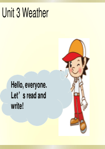 PEP小学英语四年级下册Unit3-read-and-write课件