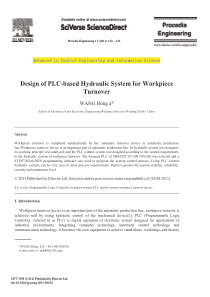 Design-of-PLC-based-Hydraulic-System-for-Workpiece