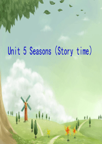 译林版四年级下册Unit5-Seasons