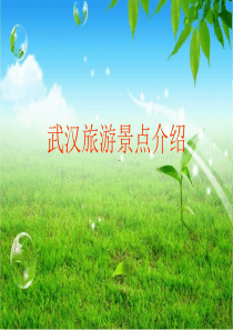 武汉景点ppt
