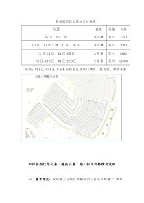 静安园新区公墓拟定价格表