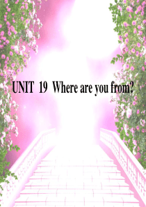 剑桥儿童英语启蒙(下册)Unit19--Where-are-you-from