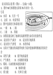 2016年陕西省学业水平测试地理样题讲解