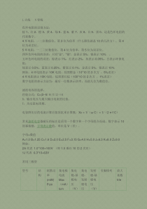 常用三极管引脚参数排列表