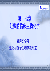 第十七章妊娠的临床生物化学