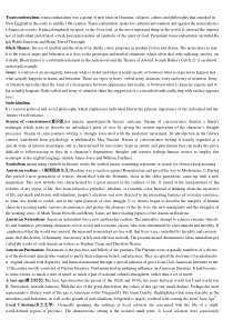 美国文学期末考试-名词解释部分
