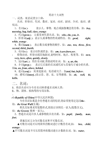 十大词性-高中完整