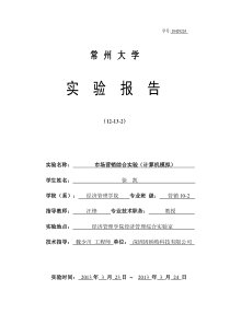因纳特市场营销综合实验报告